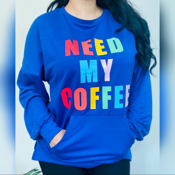 Sweaters - Navy Sweatshirt